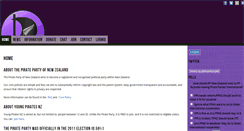 Desktop Screenshot of pirateparty.org.nz