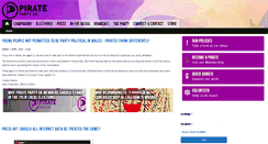 Desktop Screenshot of pirateparty.org.uk